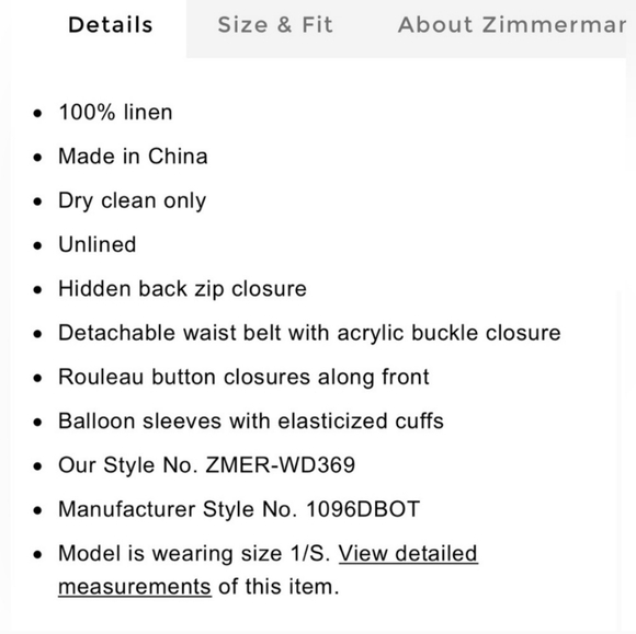 Zimmermann Dress paisley print puff dress - Picture 3 of 4